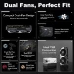 90YV0M17-M0NA00 ASUS DUAL RTX 5070 OC 12GB 2 FANS BLACK 5.0PCIE VGA ASUS Dual GeForce RTX 5070 12GB GDDR7 OC Edition Graphics Card With Axial-Tech Dual Fans, NVIDIA Blackwell Architecture, DLSS 4, Dual BIOS Modes, 2572MHz OC Mode, 6144 CUDA Cores, 988 TOPS AI Power, 2.53-Slot Compact Design | DUAL-RTX5070-O12G