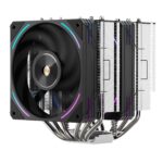 Segotep MU-HT6 Double-Tower CPU Air Cooler with Dual 120mm 5V ARGB Fans, 6x6mm Nickel-Plated Copper Heat Pipes, 270W TDP, CNC Copper Base, PWM Control and Wide Intel AMD Compatibility - Image 2