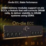 TED532G5600C46BK RAM TEAM GROUP ELITE DDR5 32GB 5600MHZ desktop TeamGroup Elite DDR5 32GB (1x32GB) 5600MHz U-DIMM Desktop Memory – On-Die ECC Stability, 1.1V Power Efficiency, Intel 600/700 Compatible, CL46 Performance Module | TED532G5600C46BK