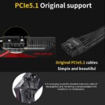 GN750W-ATX-3.1 SEGOTEP GN750W 750W ATX 3.1 GOLD 80PLUS NON MODULAR POWERSUPPLY-BLACK Segotep GN750W ATX 3.1 PCIe 5.1 750W 80 Plus Gold Power Supply With Native 16-Pin 450W 12VHPWR Cable, LLC+DC-DC Platform, 120mm Hydraulic Fan, Full Voltage Protection  | BLACK