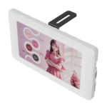 MIRABOX-D5-WHITE 5" LCD SMART SCREEN MINI DISPLAY Mini 5-inch LCD Secondary Smart Display Real-time System Monitor for Gaming PCs and Set-ups , USB-C Interface , Real-Time News, YouTube Sync, Music Rhythm, 1000+ Themes, Smart Reminders, E-Album, And Multi-Screen Linkage | WHITE ~ MIRABOX-D5