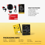 FT20-BLACK FINECOUSTIC EARBUDS GROOVE ANCFT20 TRUE WIRELESS Finecoustic GROOVE ANC FT20 True Wireless Stereo Earbuds — Active Noise Cancelling, Bluetooth 5.3, 13mm Driver, ENC Mic, USB-C Fast Charging, Digital Display, All-Day Battery 