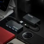 Advanced 4-Port USB 3.0 Hub with Power Adapter – Ultra-Fast 5Gbps Transfer Speed, Backward Compatibility, LED Indicators, Plug & Play Design for Laptops, PCs & Peripherals - Image 3