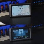 MIRABOX-D5-WHITE 5" LCD SMART SCREEN MINI DISPLAY Mini 5-inch LCD Secondary Smart Display Real-time System Monitor for Gaming PCs and Set-ups , USB-C Interface , Real-Time News, YouTube Sync, Music Rhythm, 1000+ Themes, Smart Reminders, E-Album, And Multi-Screen Linkage | WHITE ~ MIRABOX-D5