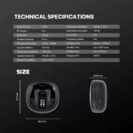 FT20-BLACK FINECOUSTIC EARBUDS GROOVE ANCFT20 TRUE WIRELESS Finecoustic GROOVE ANC FT20 True Wireless Stereo Earbuds — Active Noise Cancelling, Bluetooth 5.3, 13mm Driver, ENC Mic, USB-C Fast Charging, Digital Display, All-Day Battery 