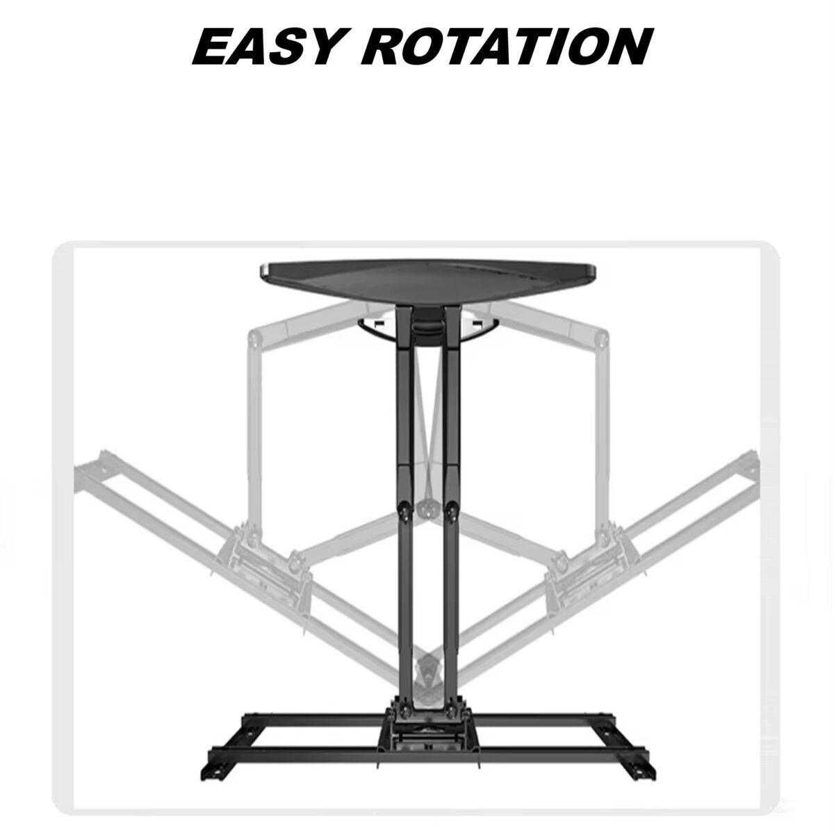 NB-P65 NB P65 Bracket TV Swivel HEAVY DUTY 55" - 85" NB P65 Cantilever TV Wall Mount ; Fits 55″–85″ Flat Panels ; Full Motion Tilt +8°/-5°, Swivel 180°, Rotation ±4°, Max Load 68.2 kg, Max Extension 500 mm, Powder-Coated Steel