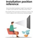 NB-P65 NB P65 Bracket TV Swivel HEAVY DUTY 55" - 85" NB P65 Cantilever TV Wall Mount ; Fits 55″–85″ Flat Panels ; Full Motion Tilt +8°/-5°, Swivel 180°, Rotation ±4°, Max Load 68.2 kg, Max Extension 500 mm, Powder-Coated Steel