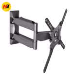 NB SP3 Full Motion TV Wall Mount – Fits 32″–55″ TVs, 27.2KG Load, 400×400mm Max VESA, 180° Swivel, +5°/–8° Tilt, ±4° Rotation, Extends 400mm, Heavy-Duty Folding Arm - Image 2