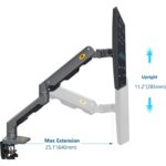 NB-G60 NB G60 Single Heavy Duty Monitor Arm Supports 27" to 45" NB North Bayou Heavy Duty Monitor Arm Desk Mount, Full Motion Stand for 27"-45" Big Screens, 11lbs-33lbs Weight Capacity, Gaming Monitor Stand G60 NB G60 Heavy Duty Adjustable Gas Spring Desk Mount Arm For 27″–45″ Monitors ; 16KG Max Load ; Full Motion 360° Rotation ; Ergonomic Design With Built-In USB Hub & Cable Management