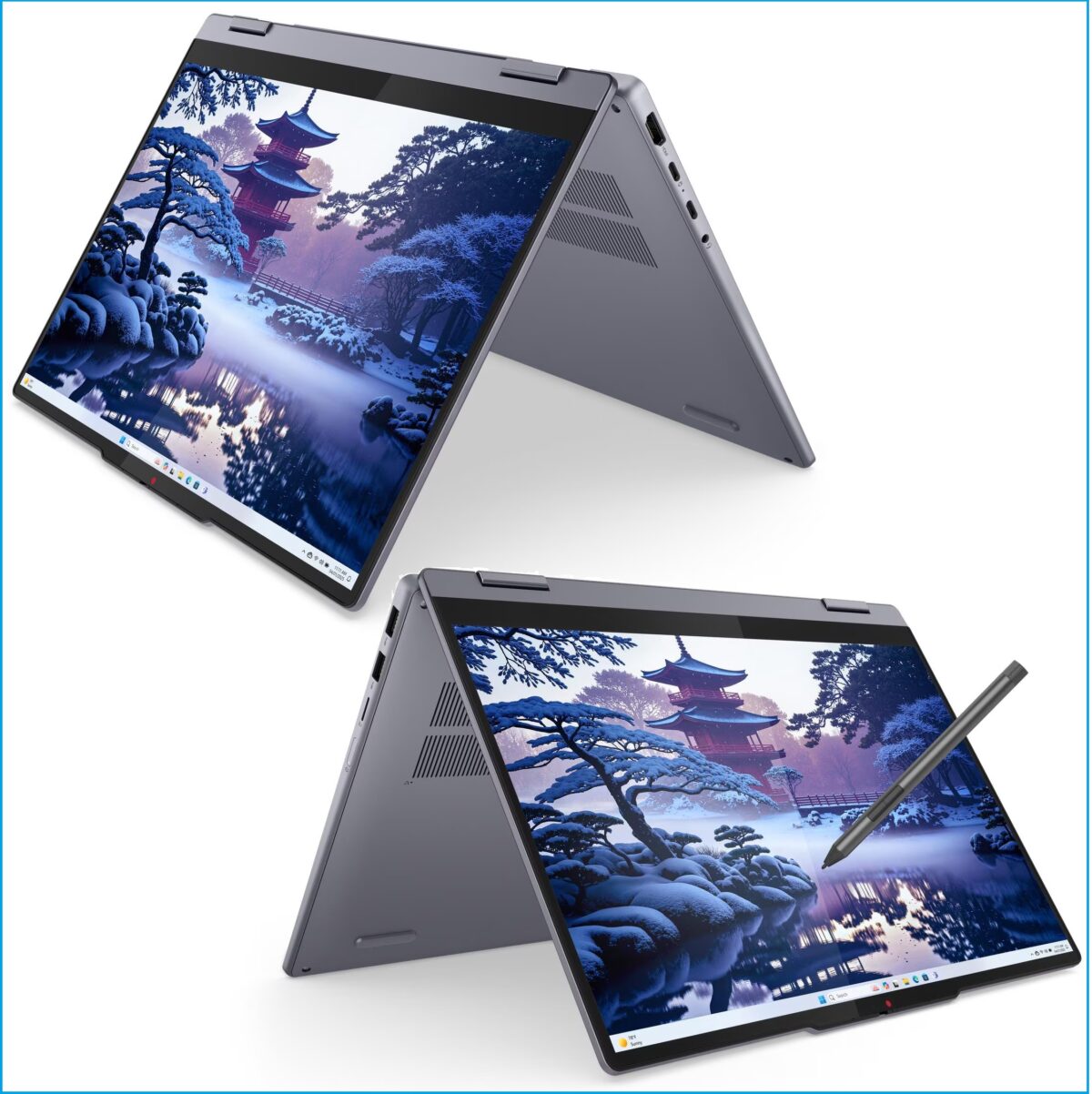 83KR001TUS LENOVO IDEAPAD 5 2-IN-1 14IAL10 U7 255U 16GB RAM/512GB SSD/14.0" WUXGA TS/WIN11 -LUNA GREY  Lenovo IdeaPad 5 2-in-1 14IAL10 : Intel® Core Ultra 7 255U ; 12 AI TOPS | 16GB DDR5x RAM ; 512GB SSD NVMe® | 14-inch WUXGA IPS TouchScreen | Intel® Graphics | Lenovo® Digital Pen 2  Included | Backlit Keyboard | Windows® 11 | Luna Grey 