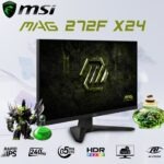 MAG 272F X24 MSI MAG 272F X24 27" FHD 240Hz Flat Gaming Monitor MSI MAG 272F X24 27-inch FHD 240Hz Rapid IPS Gaming Monitor – 0.5ms Response, AMD FreeSync Premium, HDR Ready, AI Vision, HDMI CEC, Tilt Stand, Less Blue Light, VESA Mount