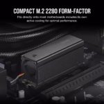 CSSD-F2000GBMP700PRO CORSAIR MP700 PRO 2TB GEN 5 12400MB/S M.2 NVME WITH HEATSINK CORSAIR MP700 PRO 2TB PCIe Gen5 x4 NVMe 2.0 M.2 SSD With Active Air Cooler, 12,400MB/s Read, 11,800MB/s Write, 3D TLC NAND, AES 256-Bit Encryption, DirectStorage