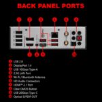 MSI B760M-EDGE-TI-WIFI MPG B760M EDGE TI WIFI MSI MPG B760M Edge Ti WiFi DDR5 mATX Motherboard – Intel 14th/13th/12th Gen, PCIe 5.0, 3x M.2 Gen4, Wi-Fi 6E, 2.5G LAN, DDR5 7800+(OC), Mystic Light RGB, Core Boost Power Design