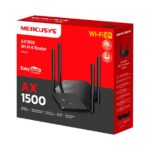 Mercusys AX1500 Dual-Band WiFi 6 Router MR60X with Gigabit Ports, OFDMA, MU-MIMO, BSS Color, Smart Connect, EasyMesh, 4 High-Gain Antennas, WPA3 Security, 1500 Mbps Speed - Image 6