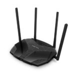 Mercusys AX3000 WiFi 6 Router MR80X with Dual-Band 3 Gbps Speeds, Qualcomm Dual-Core CPU, 160 MHz Channels, 4 High-Gain Antennas, OFDMA, MU-MIMO, Gigabit Ports, WPA3 Security - Image 2