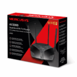 Mercusys AX3000 WiFi 6 Router MR80X with Dual-Band 3 Gbps Speeds, Qualcomm Dual-Core CPU, 160 MHz Channels, 4 High-Gain Antennas, OFDMA, MU-MIMO, Gigabit Ports, WPA3 Security - Image 8