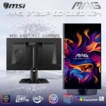MAG 272UP QD-OLED X24 MSI MAG 272UP QD-OLED X24 MSI MAG 272UP QD-OLED X24 26.5-inch 4K UHD Gaming Monitor – 240Hz, 0.03ms GtG, 4th-Gen QD-OLED Panel, AMD Adaptive-Sync, HDR True Black 400, ClearMR 13000, OLED Care 2.0, HDMI 2.1 , 4-Way Adjustable Stand