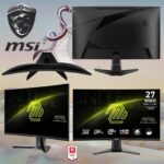 9S6-3CD91M-002 MSI MAG 27CQ6F 27" VA CURVED WQHD 180HZ 1MS-BLACK MSI MAG 27CQ6F 27" WQHD 180Hz 0.5ms Curved Gaming Monitor With Rapid VA Panel, Adaptive-Sync, HDR Ready, AI Vision, HDMI CEC & Tilt Adjustable Stand 