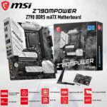 MSI Z790M-POWER-WIFI-D5 Z790MPOWER MSI Z790 MPOWER DDR5 mATX Motherboard - LGA1700 For Intel 14th/13th/12th Gen - PCIe 5.0 - Wi-Fi 6E - 2.5G LAN - DDR5 8000MHz OC - M.2 Shield Frozr - OC Engine -Audio Boost