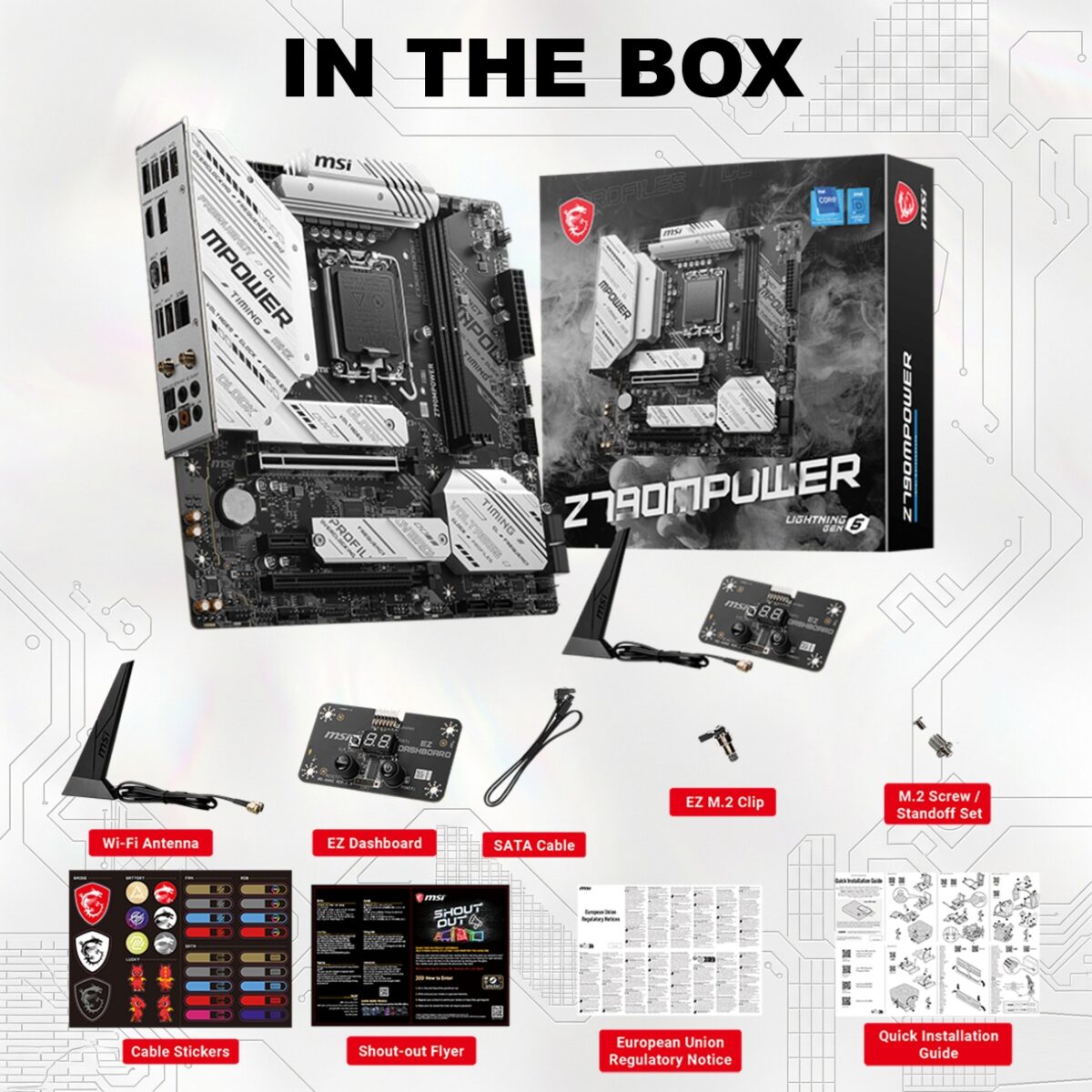 MSI Z790M-POWER-WIFI-D5 Z790MPOWER MSI Z790 MPOWER DDR5 mATX Motherboard - LGA1700 For Intel 14th/13th/12th Gen - PCIe 5.0 - Wi-Fi 6E - 2.5G LAN - DDR5 8000MHz OC - M.2 Shield Frozr - OC Engine -Audio Boost