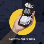 UGREEN-LP128-70577 UGREEN BAG ORGANISER GREY UGREEN Headphone Organizer Mini Shockproof Carrying Case - Travel Pouch For AirPods, Bose, Beats, Sony, Wireless Earbuds, USB Cable, Flash Drive, Charger, Adapter, SD Card ; 84×82×44mm ; 100g | LP128-70577