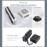 Segotep MU-850G 850W PSU Kunlun 80 Plus Gold ATX 3.0 & PCIe 5.0 Full Modular Power Supply Active PFC FDB Fan LLC Pro + DC-DC Framework – WHITE