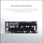 Segotep MU-850G 850W PSU Kunlun 80 Plus Gold ATX 3.0 & PCIe 5.0 Full Modular Power Supply Active PFC FDB Fan LLC Pro + DC-DC Framework – WHITE