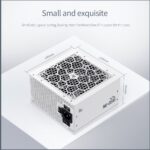 Segotep MU-850G 850W PSU Kunlun 80 Plus Gold ATX 3.0 & PCIe 5.0 Full Modular Power Supply Active PFC FDB Fan LLC Pro + DC-DC Framework – WHITE