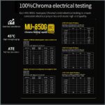 Segotep MU-850G 850W PSU Kunlun 80 Plus Gold ATX 3.0 & PCIe 5.0 Full Modular Power Supply Active PFC FDB Fan LLC Pro + DC-DC Framework – WHITE