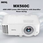 BENQ-MX560C BENQ PROJECTOR MX560C 4000 LUMENS GA BenQ MX560C XGA Projector 4000 ANSI Lumens – 20,000:1 Contrast, SmartEco Power Saving, Auto Keystone, HDMI & USB Connectivity, 10W Speaker, 7 Color Modes