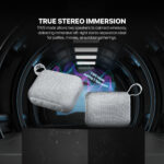 FANTECH-BS153-BLACK Fantech Nerabox Bs153 Wireless Speaker Bluetooth 5.4/5W Rms/Tws Mode/Usb & Tf Card Support Fantech NeraBox BS153 Portable Speaker With 3-Way Connectivity, TWS Stereo Mode, Deep Bass, 5W RMS Output, 1200mAh Battery, Passive Radiator, USB-C, TF Card, And USB Flash Drive Support | BLACK 