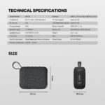 FANTECH-BS153-BLACK Fantech Nerabox Bs153 Wireless Speaker Bluetooth 5.4/5W Rms/Tws Mode/Usb & Tf Card Support Fantech NeraBox BS153 Portable Speaker With 3-Way Connectivity, TWS Stereo Mode, Deep Bass, 5W RMS Output, 1200mAh Battery, Passive Radiator, USB-C, TF Card, And USB Flash Drive Support | BLACK FANTECH-BS153-BLACK Fantech Nerabox Bs153 Wireless Speaker Bluetooth 5.4/5W Rms/Tws Mode/Usb & Tf Card Support Fantech NeraBox BS153 Portable Speaker With 3-Way Connectivity, TWS Stereo Mode, Deep Bass, 5W RMS Output, 1200mAh Battery, Passive Radiator, USB-C, TF Card, And USB Flash Drive Support | BLACK 