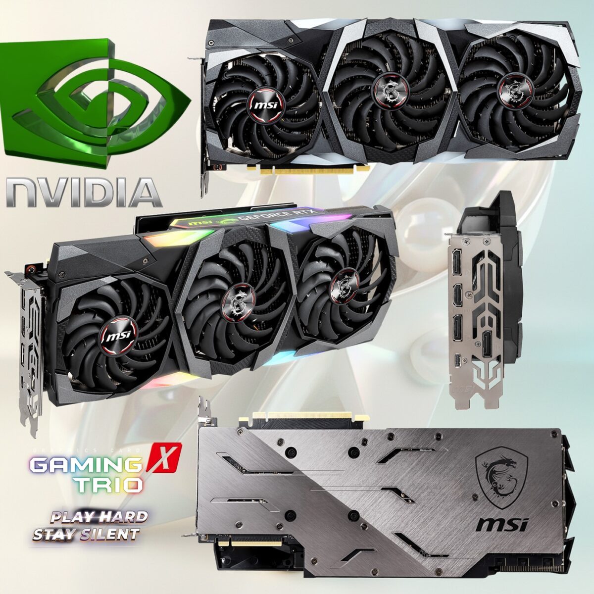 MSI-RTX2080TI-TRIO MSI RTX 2080TI GAMING X TRIO 11GB *USED* MSI GeForce RTX 2080 Ti Gaming X Trio – 11GB GDDR6, 1755MHz Boost, TORX Fan 3.0, Tri-Frozr Cooling, RGB Mystic Light, NVLink SLI-Ready, 300W OC GPU for 4K & VR Gaming