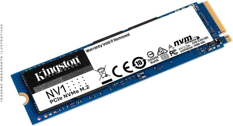 SNVS/250G KINGSTON NV1 NVME 250 GB SSD Kingston NV1 NVMe PCIe SSD 250G M.2 2280 - SNVS/250G | USED