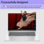 HP 17-cp3155cl 17.3" Notebook – AMD Ryzen 5 7430U 6-Core, 16GB DDR4, 1TB PCIe NVMe SSD, AMD Radeon Graphics, HD+ Touch, Wi-Fi 6, Bluetooth 5.4, Windows 11 Home
