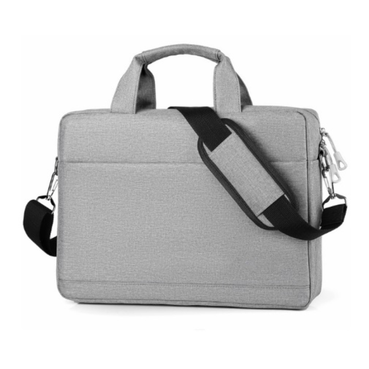 Bag Package B023 15.6" Laptop Bag – Elegant Grey Design, Durable Water-Resistant Fabric, Lightweight and Spacious with Padded Laptop Compartment for Work, School & Travel