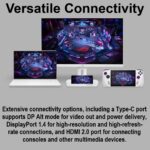 XG27ACS-W ASUS ROG Strix XG27ACS-W White Gaming Monitor – 27-inch WQHD, 180Hz , 1ms , Fast IPS, Extreme Low Motion Blur Sync, USB Type-C, G-Sync compatible, DisplayWidget , tripod socket, HDR, Fully Adjustable Stand