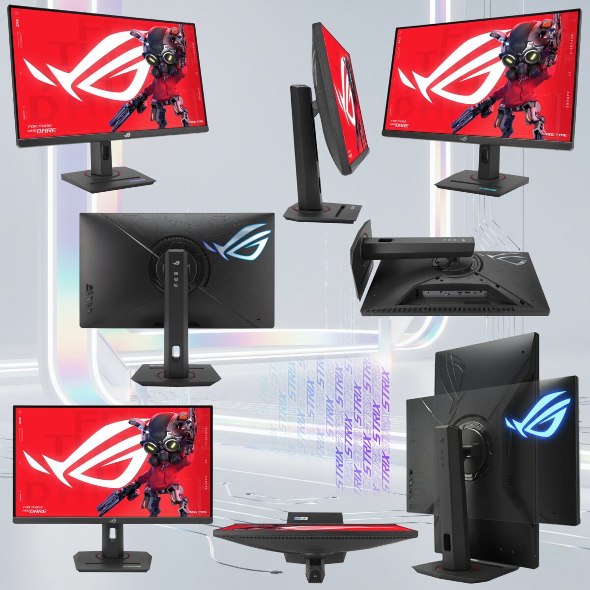 XG27UCG ASUS ROG Strix XG27UCG Dual mode 27-inch Gaming Monitor – Switch Between 4K 160Hz or FHD 320Hz , 1ms (GTG), Fast IPS, Extreme Low Blur Sync, USB Type-C, G-Sync , DisplayWidget Center, tripod socket, HDR, Aura Sync