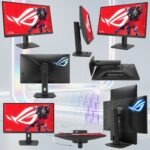 XG27UCG ASUS ROG Strix XG27UCG Dual mode 27-inch Gaming Monitor – Switch Between 4K 160Hz or FHD 320Hz , 1ms (GTG), Fast IPS, Extreme Low Blur Sync, USB Type-C, G-Sync , DisplayWidget Center, tripod socket, HDR, Aura Sync