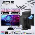 XG27UCG ASUS ROG Strix XG27UCG Dual mode 27-inch Gaming Monitor – Switch Between 4K 160Hz or FHD 320Hz , 1ms (GTG), Fast IPS, Extreme Low Blur Sync, USB Type-C, G-Sync , DisplayWidget Center, tripod socket, HDR, Aura Sync
