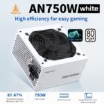 AN750W-WHITE SEGOTEP AN750W 750W WHITE COLOR 80PLUS WHITE NON MODULAR POWERSUPPLY Segotep AN750W White Iceberg Edition 750W 80 PLUS PSU With 87.47% Efficiency, Active PFC, 120mm Hydraulic Bearing Fan, Flat White Cables & Smart Temp Control 