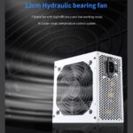 AN750W-WHITE SEGOTEP AN750W 750W WHITE COLOR 80PLUS WHITE NON MODULAR POWERSUPPLY Segotep AN750W White Iceberg Edition 750W 80 PLUS PSU With 87.47% Efficiency, Active PFC, 120mm Hydraulic Bearing Fan, Flat White Cables & Smart Temp Control 