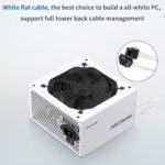 AN750W-WHITE SEGOTEP AN750W 750W WHITE COLOR 80PLUS WHITE NON MODULAR POWERSUPPLY Segotep AN750W White Iceberg Edition 750W 80 PLUS PSU With 87.47% Efficiency, Active PFC, 120mm Hydraulic Bearing Fan, Flat White Cables & Smart Temp Control 