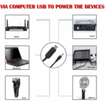 CAB-DC-12V CABLE SC FOR POWERBNK USB TO 12V POWER USB-to-12V Step-Up Cable | 5V-to-12V Booster Cord with 2.1×5.5mm DC Plug, QC USB 2.0 Compatibility, 1A Output, 1m Length  — Powers Routers, Modems, Fans & Mini Gadgets