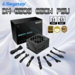 DM-850G-ATX-3.1-BK Segotep DM-850G ATX 3.1 PCIE5 850W PSU - Power Supply 850 Watt 80+ Gold Full Modular Segotep DM-850G 850W Digital Gold Power Supply ATX3.1 PCIe5.1 Ready 80PLUS Gold PPLP Certified Dual-Core MCU AI Monitoring HiMOS USB Blind Plug Compact High-Density Design | BLACK 