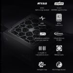 MU-850W-ATX-3.0-BK SEGOTEP MU-850G 850W ATX 3.0 BLACK GOLD 80PLUS FULLY MODULAR PSU Segotep MU-850G 850W PSU Kunlun 80 Plus Gold ATX 3.0 & PCIe 5.0 Full Modular Power Supply Active PFC FDB Fan LLC Pro + DC-DC Framework – WHITE