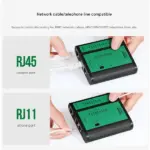 UGREEN-NW167-10950 UGREEN NETWORK CABLE TESTER UGREEN Network & Telephone Cable Tester –  RJ45 & RJ12 Compatibility, Multi-Port Design, Real-Time Status Indicators, Compact Pro Diagnostic Tool | NW167 10950 