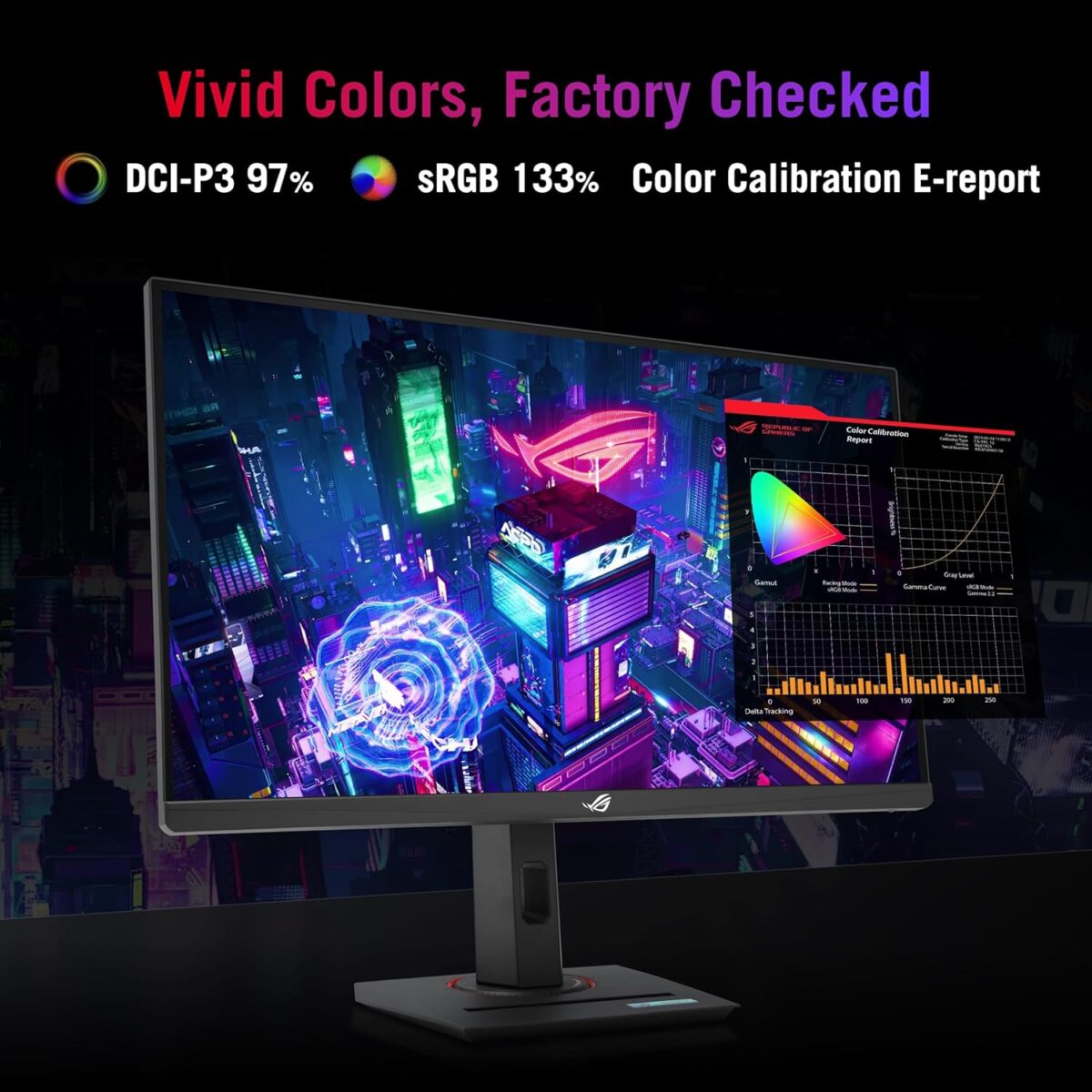 XG27ACS ROG Strix XG27ACS USB Type-C Gaming Monitor – 27-inch 2560x1440, 180Hz (Above 144Hz), 1ms (GTG), Fast IPS, Extreme Low Motion Blur Sync, USB Type-C, G-Sync compatible, DisplayWidget Center, tripod socket, HDR, Tilt  - Swivel - Pivot  - Height Adjustment ASUS ROG Strix XG27ACS USB Type-C Gaming Monitor 27-Inch 1440p WQHD Fast IPS 180Hz 1ms GTG HDR Display G-Sync FreeSync ELMB Sync AI DisplayWidget Center Tripod Socket