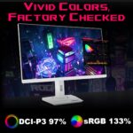 XG27ACS-W ASUS ROG Strix XG27ACS-W White Gaming Monitor – 27-inch WQHD, 180Hz , 1ms , Fast IPS, Extreme Low Motion Blur Sync, USB Type-C, G-Sync compatible, DisplayWidget , tripod socket, HDR, Fully Adjustable Stand