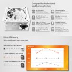 EN44021 XIGMATEK XPOWER III ARCTIC 700W WHITE BLADE FAN Xigmatek X-Power III Arctic 700W 85% Efficiency 80 PLUS White Power Supply – Single +12V Rail, 120mm Silent Fan, Dual CPU & GPU Support, Full Protection Suite, Flat Black Cables